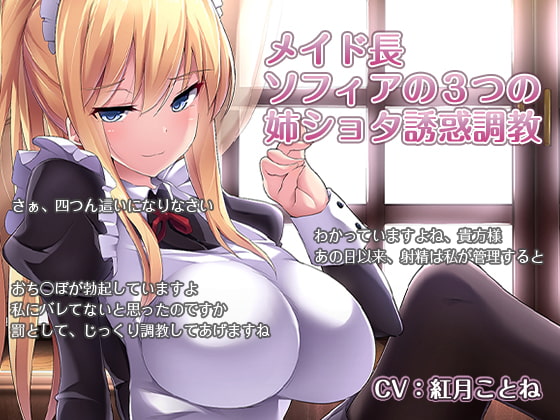 メイド長 ソフィアの3つの姉ショタ誘惑調教 の表紙