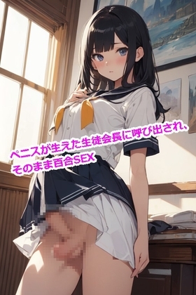【5～10分でさっくり抜けるシリーズ】ペニスが生えた生徒会長に呼び出され、そのまま百合SEXする話 の表紙