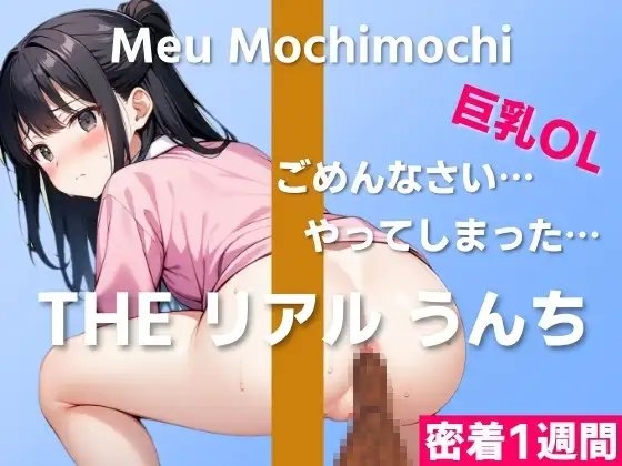 【可愛い巨乳OLのうんち実演】ごめんなさい…やってしまったかもしれない…～THE リアル うんち【餅々めぅ】密着1週間～ の表紙