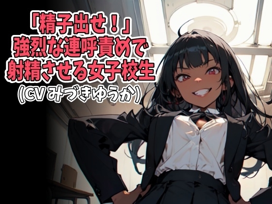 「精子出せ！」強烈な連呼責めで射精させる女子校生(CV みづきゆうか様) の表紙
