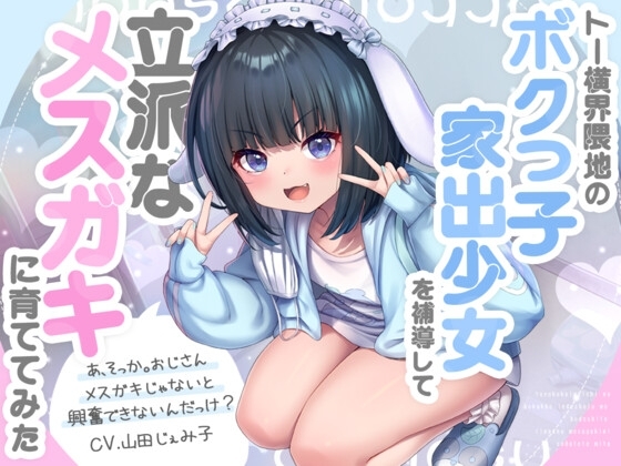 トー横界隈地のボクっ子家出少女を補導して立派なメ○ガキに育ててみた の表紙