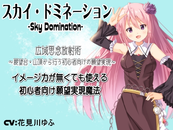 「スカイ・ドミネーション」広域思念放射術-イメージ力が無くても使える初心者向け願望実現魔法- 展望台・山頂から行う初心者向けの願望実現 の表紙