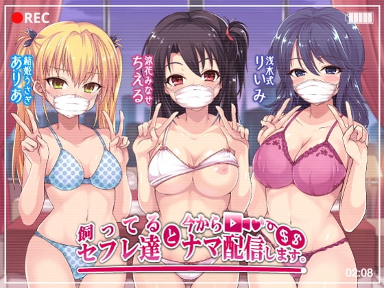 飼ってるセフレ達と今からセックスナマ配信します。 の表紙