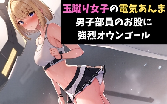 玉蹴り女子の電気あんま～男子部員のお股に強烈オウンゴール～ の表紙