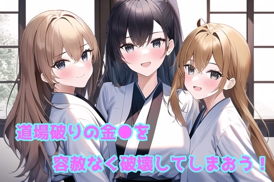 道場破りの金●を容赦なく破壊しちゃおう! の表紙