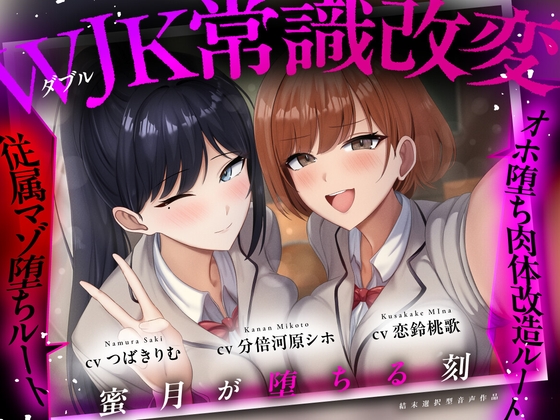 【結末選択型音声作品】WJK常識改変～蜜月が堕ちる刻～ の表紙