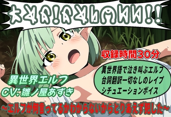 エルフが何言ってるかわからないからとりあえず犯した の表紙