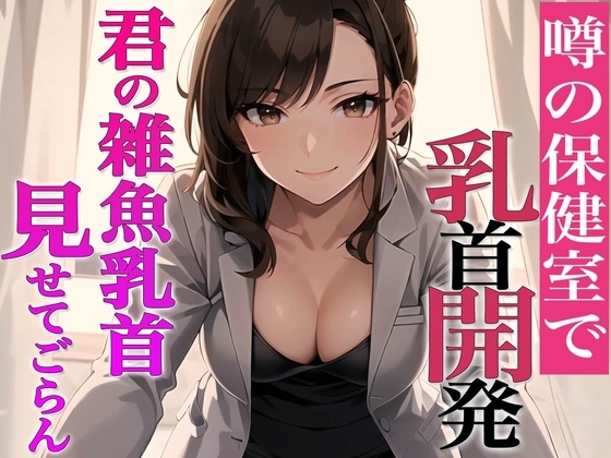 乳首がウズくの?乳首見せてごらん~噂の保健室…先生は乳首開発専門医!?~【メスイキ・乳首射精・チクニー推奨】 の表紙