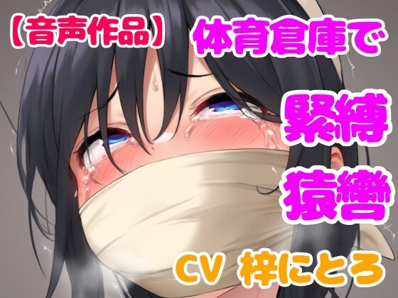 女の先輩に後ろ手に縛られ、体育倉庫で猿轡を噛まされちゃう!【DID音声作品】 の表紙