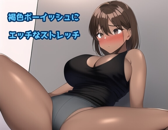 褐色ボーイッシュにエッチなストレッチ の表紙