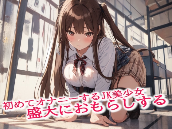 初めてオナニーするJK美少女あまりの気持ちよさに盛大におもらしする の表紙