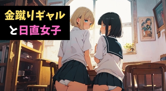 金蹴りギャルと日直女子～男子のよわさ、教えてあげるっ～ の表紙