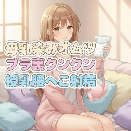 ママのブラ裏クンクン授乳で母乳染みオムツにお漏らしぴゅっぴゅ の表紙