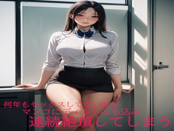 何年もセックスしてないOLがマンコにディルドぶち込み連続絶頂してしまう の表紙