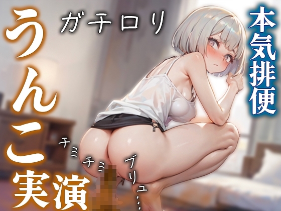 【ユルユルうんこ・おなら】ガチ○リの本気排便♪ 優しい声とゆるゆるアナルのギャップは絶対抜けます!!『あ、出ちゃいそう・・・ブリュウウウ・・・』 の表紙