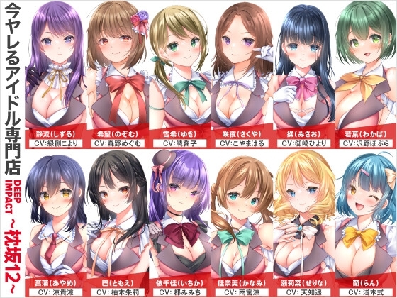 【総勢12名】今ヤレるアイドル専門店『DEEP IMPACT～枕坂12～』【3時間】 の表紙