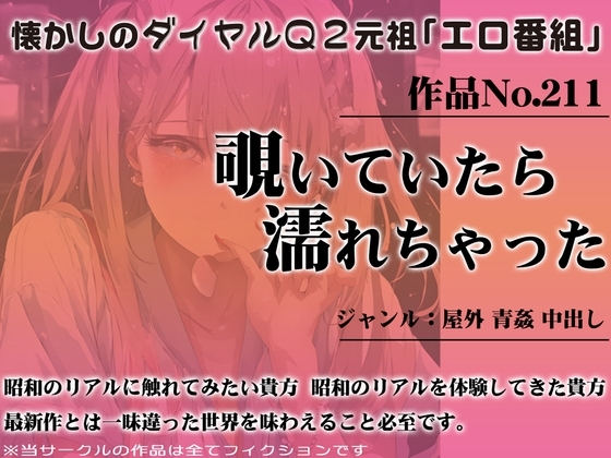 作品No.211 覗いていたら濡れちゃった の表紙