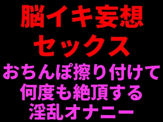 脳イキ妄想セックス ～おちんぽ擦りつけて何度も絶頂する淫乱オナニー～ の表紙