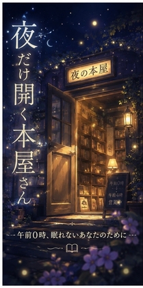 夜だけ開く本屋さん の表紙
