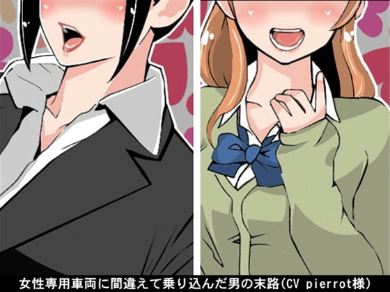 女性専用車両に間違えて乗り込んだ男の末路(CV pierrot様) の表紙