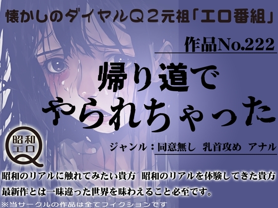 作品No.222 帰り道でやられちゃった の表紙
