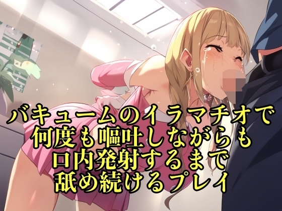 【実演イラマチオ】バキュームのイラマチオで何度も嘔吐しながらも口内発射するまで舐め続けるプレイ【イラマチオ/口内発射】 の表紙