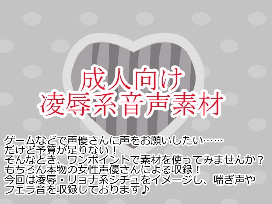 凌○系音声素材集 の表紙
