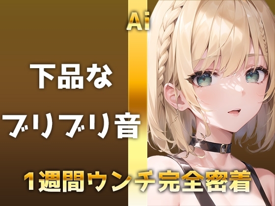 【うんち1週間密着】合計7回の特盛トイレ音声!!家でも職場でもブリブリ!!サービス精神旺盛な美人&変態エステティシャンのウン声詰め合わせをお届けします! の表紙