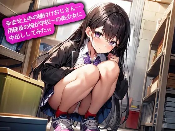 孕ませ上手の種付けおじさん…用務員の俺が学校一の美少女に中出ししてみたw の表紙