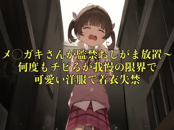 【おしっこ我慢】メ◯ガキさんが監禁おしがま放置〜何度もチビるが我慢の限界で可愛い洋服で着衣失禁 の表紙