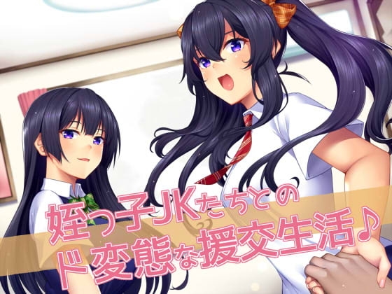 姪っ子JKたちとのド変態な援交生活♪ の表紙