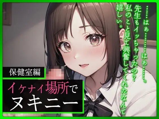 授業抜け出して保健室でオナニーしてたら、覗かれてて〜声を押し殺して絶頂〜【#イケナイ場所でヌキニー】 の表紙