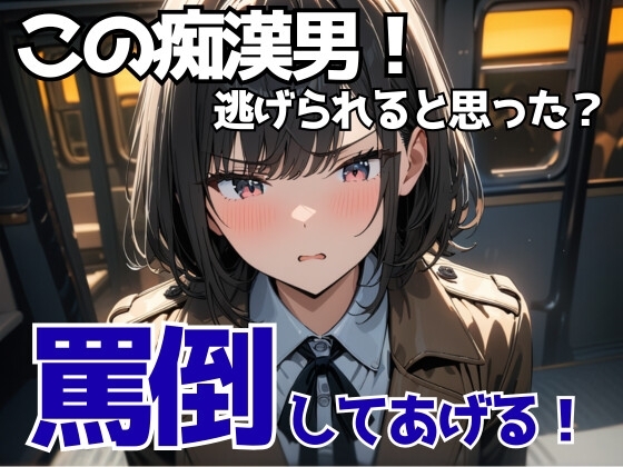 逃げられると思った?電車で恥を暴く、女子大生の宣告 の表紙