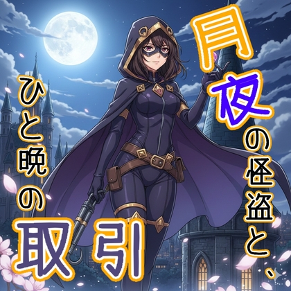 月夜の怪盗と、ひと晩の取引 の表紙