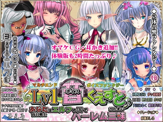 Lv1ボイスクエスト～盲目戦士はエルフの国でハーレム三昧～ の表紙