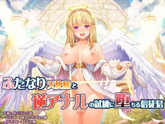 ふたなり天使様と逆アナルの試練に堕ちる信徒君 の表紙