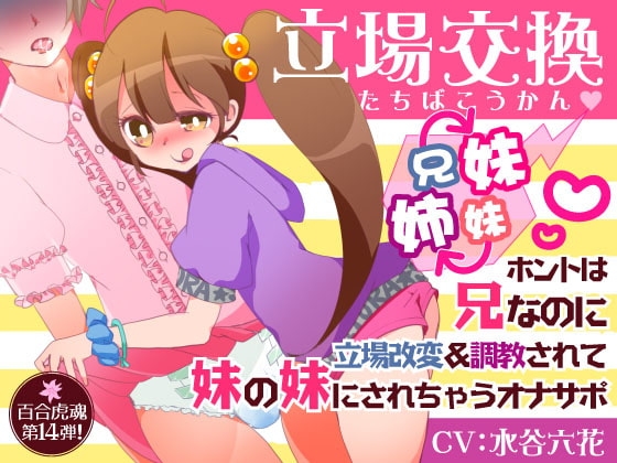 【オナサポ】立場交換 〜ホントは兄なのに立場改変&調教されて妹の妹にされちゃうオナサポ〜 の表紙