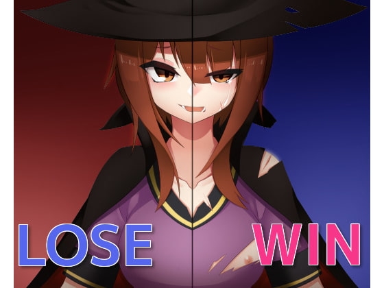 【ルート分岐式音声】LOSE or WIN!～絶対服従バトルアリーナ～ vs魔法使い編 の表紙