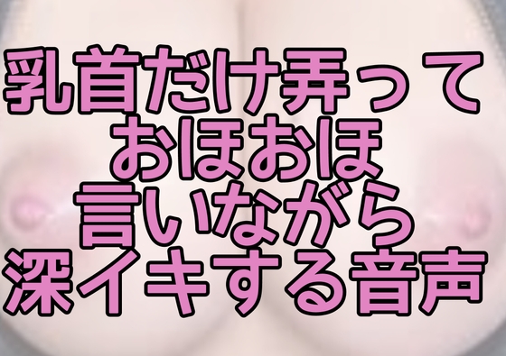 乳首だけ弄っておほおほ言いながら深イキする音声 の表紙