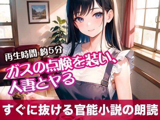 ガスの点検を装い、人妻とヤる【すぐに抜ける官能小説の朗読】 の表紙