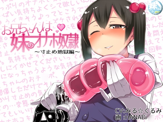 お兄ちゃんは妹のオナホ奴○～寸止め地獄編～ の表紙