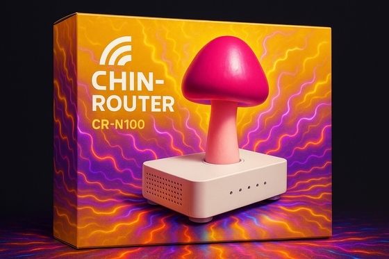 【ちん◯ん専⽤ASMR】CHIN-ROUTER(ちんルーター) CR-N100 ちんるーたー 電子触手 オナニー 性感アップ の表紙