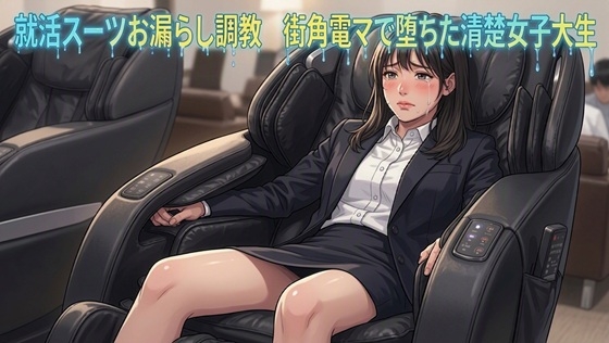 就活スーツお漏らし調教 街角電マで堕ちた清楚女子大生 の表紙