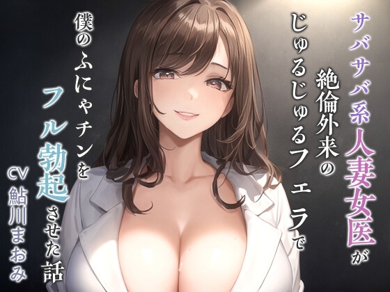【逆NTR】サバサバ系人妻女医が絶倫外来のじゅるじゅるフェラで僕のふにゃチンをフル勃起させた話【男性受け/背徳】 の表紙