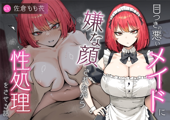 【屈辱プレイ】目つきの悪いメイドに嫌な顔されながら性処理をさせる話 の表紙