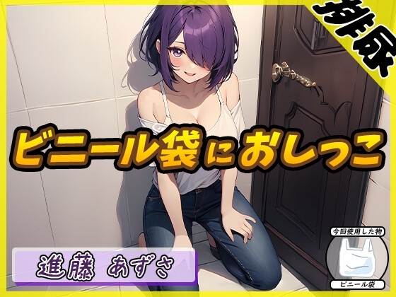【排尿音】実演可能な同人声優進藤あずさ「ビニール袋におしっこ」【進藤あずさ】 の表紙