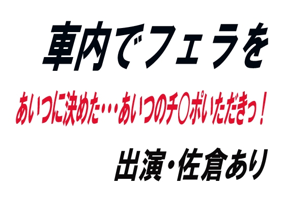 車内でフェラを の表紙