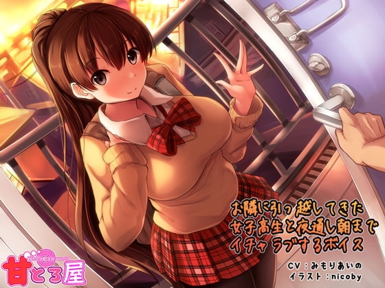 お隣に引っ越してきた女子高生と夜通し朝までイチャラブするボイス の表紙