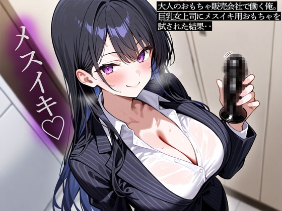 大人のおもちゃ販売会社で働く俺。巨乳女上司にメスイキ用おもちゃを試された結果‥ の表紙