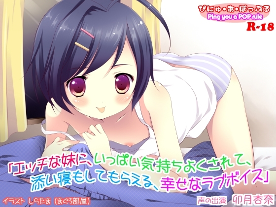 エッチな妹にいっぱい気持ちよくされて添い寝もしてもらえる幸せなラブボイス の表紙